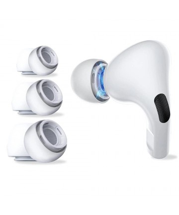 Tech-Protect Ear Tips for AirPods Pro 1 / 2 in sizes S / M / L - white (3 pcs.)