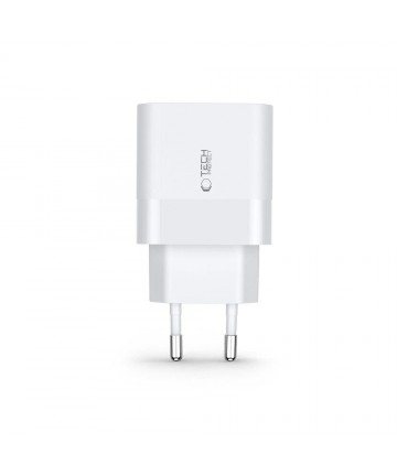 Tech-Protect C30W charger USB-C PD 30W / USB-A QC 3.0 - white