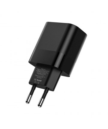 Tech-Protect C30W Charger USB-C PD 30W / USB-A QC 3.0 - Black
