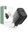 Tech-Protect C20W Charger USB-C PD 20W / USB-A QC 3.0 - Black