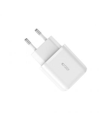Tech-Protect C20W charger USB-C PD 20W / USB-A QC 3.0 - white
