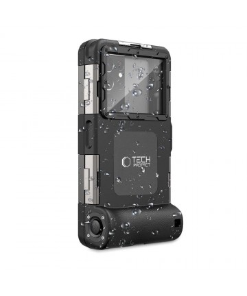 Tech-Protect Waterproof Case IPX8 for 4.7-6.7" Smartphones - Black
