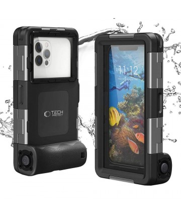 Tech-Protect Waterproof Case IPX8 for 4.7-6.7" Smartphones - Black