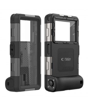 Tech-Protect Waterproof Case IPX8 for 4.7-6.7" Smartphones - Black