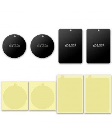 Tech-Protect MetalPlate magnetic plates for car holders - black (4 pcs.)