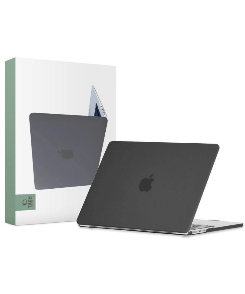 Tech-Protect SmartShell case for MacBook Air 13" M2 / M3 / 2022-2024 - matte black