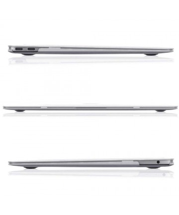 Tech-Protect SmartShell Case for MacBook Air 13" M2 / M3 / 2022-2024 - Clear-Glitter