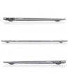 Tech-Protect SmartShell Case for MacBook Air 13" M2 / M3 / 2022-2024 - Clear-Glitter
