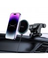 Tech-Protect A2 Car Phone Holder with MagSafe 15W Inductive Charger for Cockpit - Black