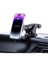 Tech-Protect A2 Car Phone Holder with MagSafe 15W Inductive Charger for Cockpit - Black
