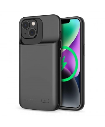 Tech-Protect PowerCase for iPhone 14 / 14 Pro with 4800mAh Powerbank - Black
