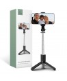 Tech-Protect L02S Bluetooth selfie stick with tripod up to 72cm - black