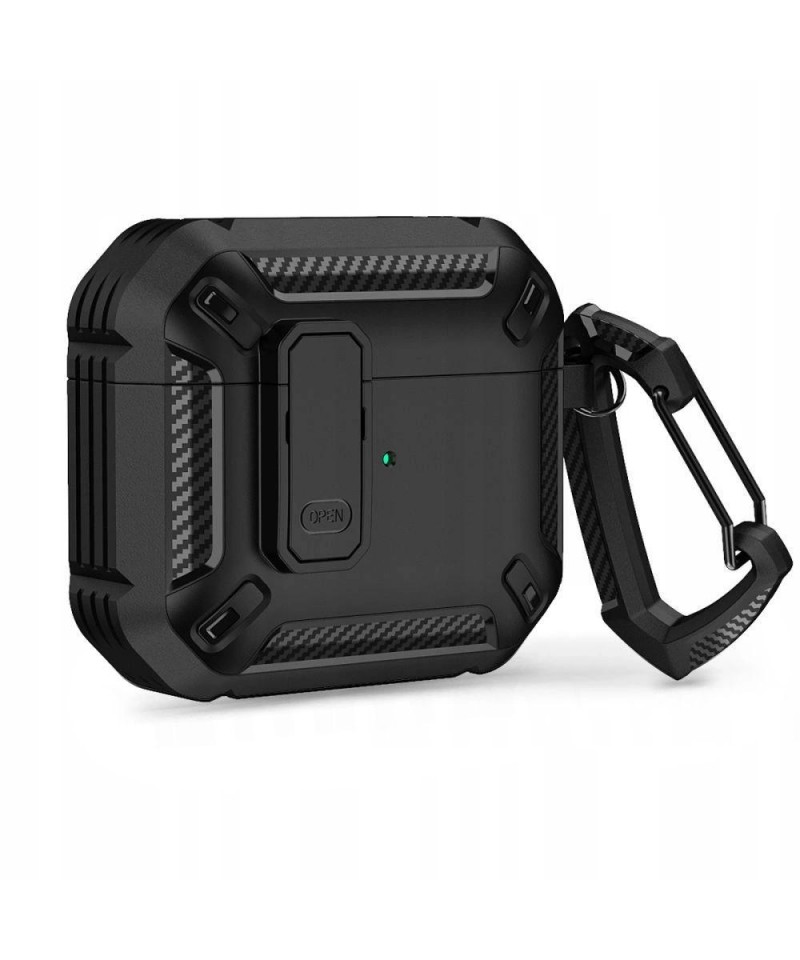 Tech-Protect X-Carbo Case for AirPods Pro 1 / 2 - Black