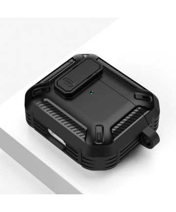 Tech-Protect X-Carbo Case for AirPods Pro 1 / 2 - Black