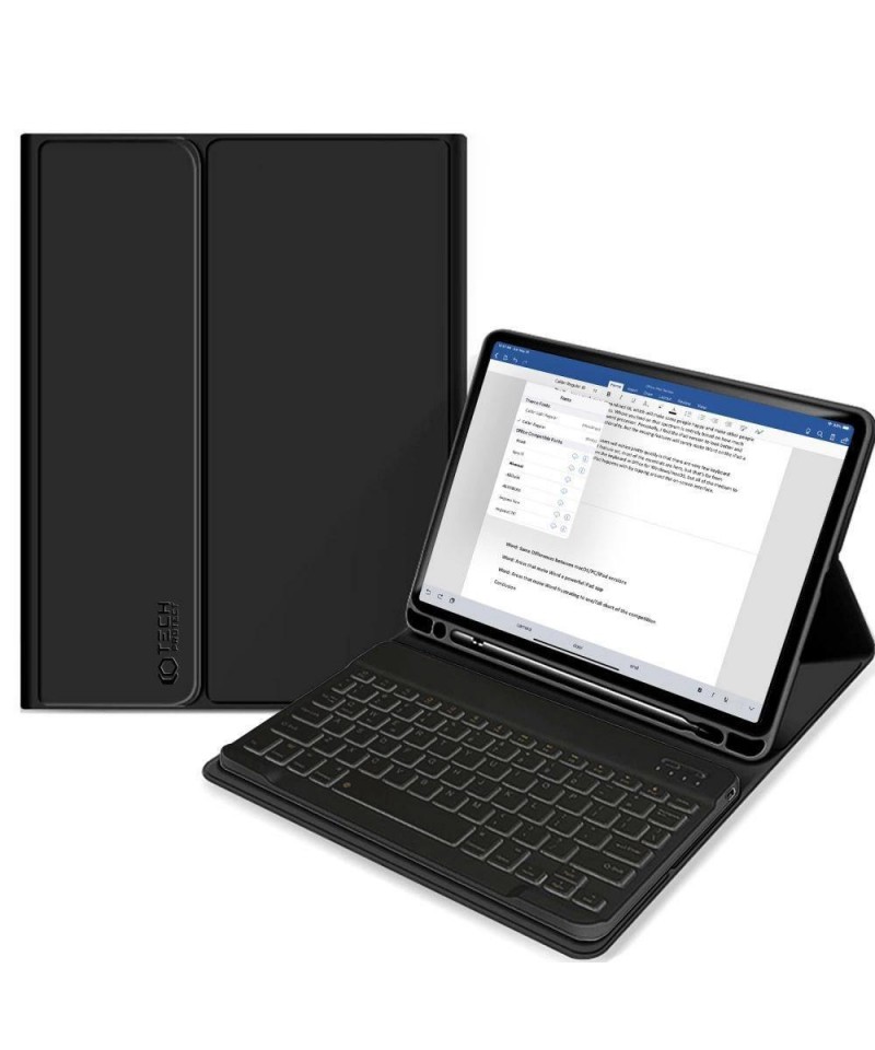 Tech-Protect SC Pen + Keyboard Case for iPad 10.9" 2022 - Black
