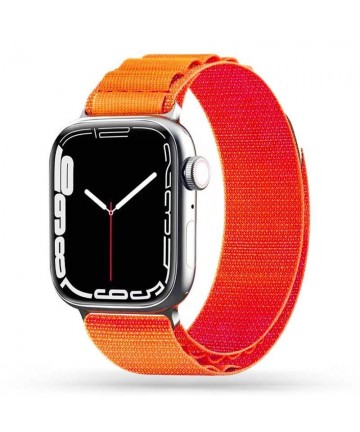 Tech-Protect Nylon Pro Strap for Apple Watch 4 / 5 / 6 / 7 / 8 / 9 / SE / Ultra 1 / 2 (42/44/45/49 mm) - Orange