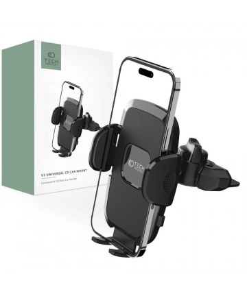 Tech-Protect V3 Car Phone Holder for CD Drive - Black