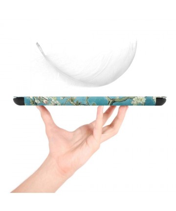 Tech-Protect SmartCase for Kindle 11" 2022 - Blue with Sakura Flowers