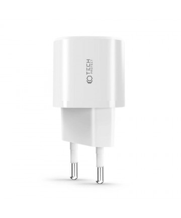 Tech-Protect C20W charger mini USB-C PD 20W / USB-A QC 3.0 - black