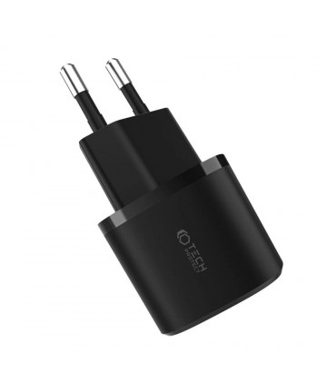 Tech-Protect C20W charger mini USB-C PD 20W / USB-A QC 3.0 - black