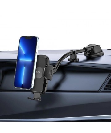 Tech-Protect V3 Long Arm Car Phone Holder for Windshield/Cockpit - Black