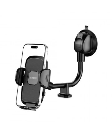 Tech-Protect V3 Long Arm Car Phone Holder for Windshield/Cockpit - Black