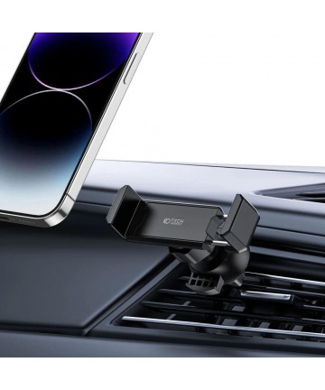 Tech-Protect V3 mini car phone holder for air vent - black