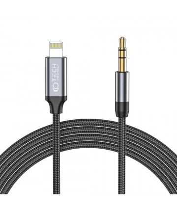 Tech-Protect UltraBoost audio Lightning / mini jack 3.5mm cable 1m - black