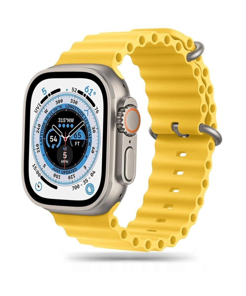 Tech-Protect IconBand Pro Strap for Apple Watch 4 / 5 / 6 / 7 / 8 / 9 / SE / Ultra 1 / 2 (42/44/45/49 mm) - Yellow