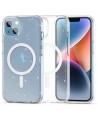 Tech-Protect FlexAir Hybrid MagSafe iPhone 13/14 Case - Clear Glitter