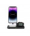 Tech-Protect QI15W-A22 MagSafe Inductive Charger with 3in1 MagSafe Stand for Smartphone / Apple Watch / AirPods - Black