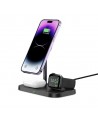 Tech-Protect QI15W-A22 MagSafe Inductive Charger with 3in1 MagSafe Stand for Smartphone / Apple Watch / AirPods - Black