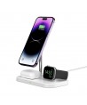 Tech-Protect QI15W-A22 MagSafe inductive charger with 3in1 MagSafe stand for smartphone / Apple Watch / AirPods - white