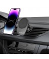 Tech-Protect MM15W-V1 Car Phone Holder with MagSafe 15W Wireless Charger for Cockpit/Air Vent - Black