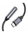 Tech-Protect UltraBoost USB-C / 3.5mm mini jack adapter - black