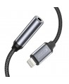 Tech-Protect UltraBoost Lightning / 3.5mm mini jack adapter - black