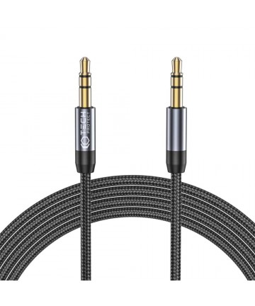 Tech-Protect UltraBoost cable 3.5mm mini jack / 3.5mm mini jack 1.5m - black