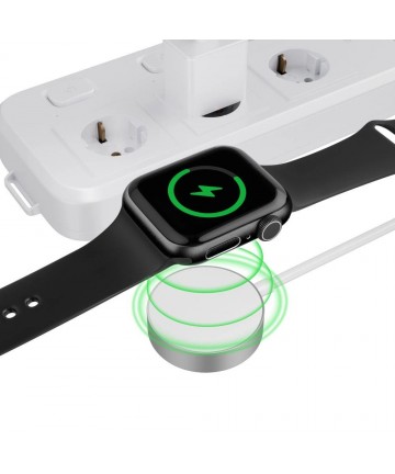 Tech-Protect UltraBoost Magnetic Inductive Charger with USB-C Connector for Apple Watch 1.2m - White