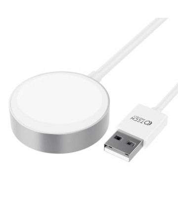 Tech-Protect UltraBoost Magnetic Inductive Charger with USB-A Connector for Apple Watch 1.2m - White