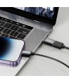 Tech-Protect UltraBoost USB-C (Male) / USB-A (Female) OTG Adapter - Black