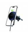 Tech-Protect MM15W-V4 Car Phone Holder with MagSafe 15W Inductive Charger for Air Vent - Black