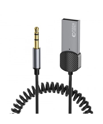 Tech-Protect UltraBoost audio adapter mini jack 3.5mm (male) / Bluetooth - gray