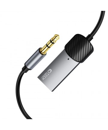 Tech-Protect UltraBoost audio adapter mini jack 3.5mm (male) / Bluetooth - gray