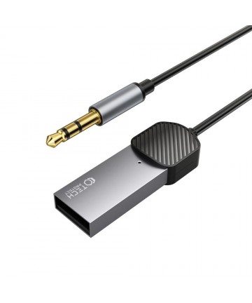 Tech-Protect UltraBoost audio adapter mini jack 3.5mm (male) / Bluetooth - gray