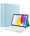 Tech-Protect SC Pen + Keyboard Case with Keyboard for iPad 10.9" 2022 - Light Blue