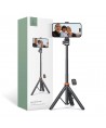 Tech-Protect L03S Bluetooth selfie stick with remote control, tripod up to 148cm and head 180 - black