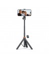 Tech-Protect L03S Bluetooth selfie stick with remote control, tripod up to 148cm and head 180 - black
