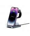 Tech-Protect QI15W-A26 Inductive Charger 15W 3in1 for Smartphone / Headphones / Apple Watch - Black