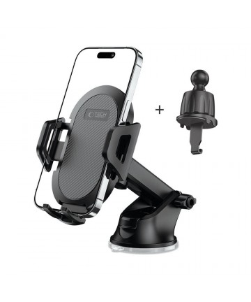 Tech-Protect V5 Car Phone Holder for Cockpit/Air Vent - Black
