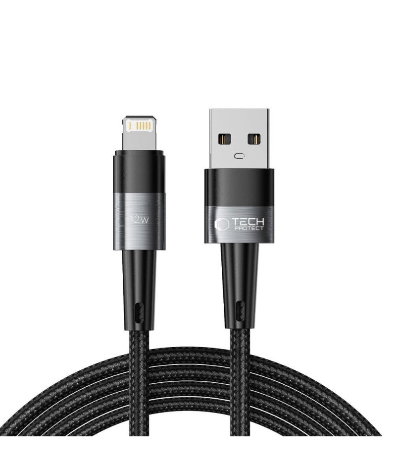 Tech-Protect UltraBoost Lightning / Lightning cable 12W 2.4A 2m - gray